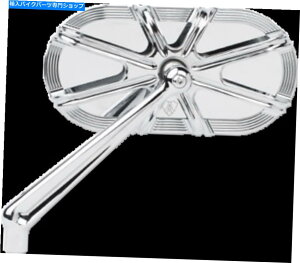 Mirror Arlen NessP[WV[Y~[N10Q[W13-161 Arlen Ness Caged Series Mirrors Left Chrome 10 Gauge 13-161