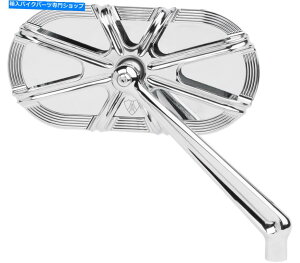 Mirror Arlen Ness - 13-163 - P[WV[Y10Q[W~[AE - N Arlen Ness - 13-163 - Caged Series 10-Gauge Mirror, Right - Chrome