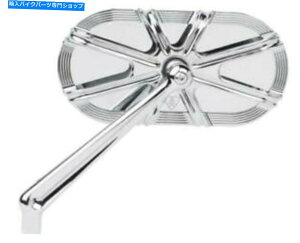 Mirror Arlen Ness 13-161P[WV[Y10Q[W~[ -  - N Arlen Ness 13-161 Caged Series 10-Gauge Mirror - Left - Chrome