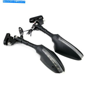 Mirror Honda CBR650F VFR 800F 2014-2021\ȃTCu~[LED^[M For HONDA CBR650F VFR 800F 2014-2021 Adjustable Rearview Mirrors LED Turn Signal