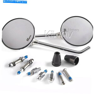 Mirror }KW~[|^Ehی^N10mm5/16 "I[goC Magazi mirrors steel metal roundie round shape chrome 10mm & 5/16" motorcycle 