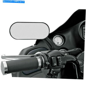 Mirror �h���b�O�X�y�V�����[�t���b�g�u���b�N5 ×2�I�[�o���~���[R =�܂���L�T�C�h�n�[���[�I�[�g�o�C Drag Specialties Flat Black 5 x 2 Oval Mirror R-or-L Side Harley Motorcycle�y���s�A���i�z