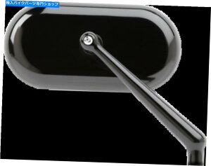 Mirror I[goC~[n[[̃A[lXOXubNVOI[oElW Arlen Ness Gloss Black Single Oval Right Hand Screw in Motorcycle Mirror Harley