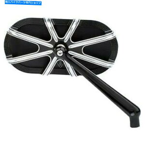 Mirror A[lXEubN10Q[WP[WV[Y~[pn[[iꂼ̔j Arlen Ness Right Side Black 10-Gauge Caged Series Mirror for Harley (SOLD EACH)