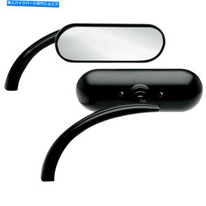 Mirror Arlen Ness}CNubN~jI[oETCh~[Zbgn[[܂̓gbNP Arlen Ness Micro Black Mini Oval Left & Right Side Mirror Set Harley or Metric P