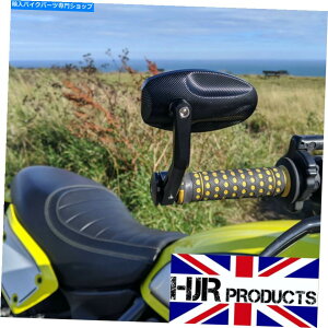 Mirror CNCo[Gh~[DUCATIXNuyAyAHJR Products CNC Bar End Mirrors Ducati Scrambler pair Genuine HJR Products
