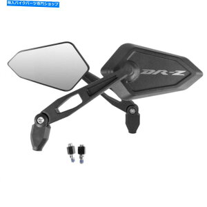 Mirror DR-Z DR Z 250 400p2X~[nhXg[gSVo[ 2X Mirrors Handlebar Street Logo Silver For Suzuki Dr-Z Dr Z 250 400