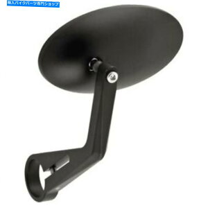 Mirror �o�[�G���h�~���[�̃r�[�N�}�X�^�[�I�[���h�X�N�[���N�����v - �u���b�N BikeMaster Old School Clamp On Bar End Mirror - Black�y���s�A���i�z