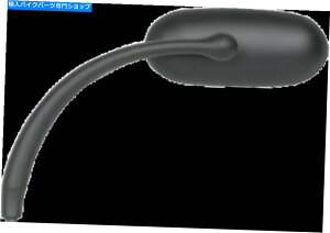 Mirror I[goC~[̃XEFjgubNI[õTCYlW Russ Wernimont Black Oval Long Left Hand Side Screw in Motorcycle Mirror