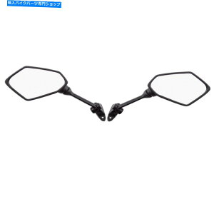 Mirror Kawasaki Ninja ZX600 ZX6R 09-12wʐ}̃~[hbg Set Left Right Black For Kawasaki Ninja ZX600 ZX6R 09-12 Rear View Mirror DOT