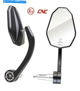 Mirror Evermotor���j�o�[�T���I�[�g�o�CCNC�A���~�n���h���o�[�~���[ Evermotor Universal Motorcycle CNC Aluminum Handlebar Mirrors