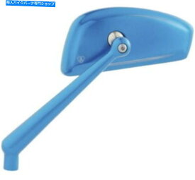 Mirror Arlen Ness Tearchop Mirrors Blue Blue 510-017 Arlen Ness Tearchop Mirrors Blue Right 510-017