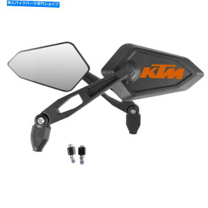 Mirror ���S�I�����W�̊X�̊X�̊X�̊X�̊X�̊X�̊X����2006-2013 Pair of Mirrors Street with Logo Orange KTM 990 Adventure 2006-2013�y���s�A���i�z