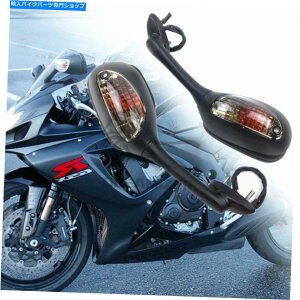 Mirror TCu~[X[NYW /XYLGSXR 1000 GSXR600 GSX-R̉]M Rearview Mirrors Smoke Lens w/ Turn Signal For Suzuki GSXR 1000 GSXR600 GSX-R