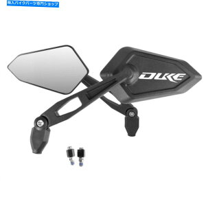 Mirror ���S�z���C�gKTM�f���[�N640 690 125 200 390�ƃ~���[�X�g���[�g�̃y�A Pair Of Mirrors Street with Logo White KTM Duke 640 690 125 200 390