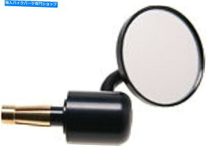 Mirror StreetFighter�o�[�G���h60mm�~���[�I�[�x�����p�t�H�[�}���X�u���b�N�A1�C���`�o�[ Streetfighter Bar End 60mm Mirror Oberon Performance BLACK, For 1 inch bars