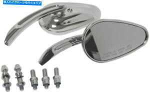 Mirror n[hhCuJX^LXge[p[~[Nn[[_rbh\18~130 HardDrive Custom Cast Tapered Mirrors Chrome Harley Davidson 18-130