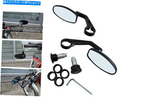 Mirror m[gJtF[T[vWFNgiubNCNC@BHyÂ߂̃o[Gh~[ Bar End Mirrors for Norton Cafe Racer Project Quality BLACK CNC Machined PAIR