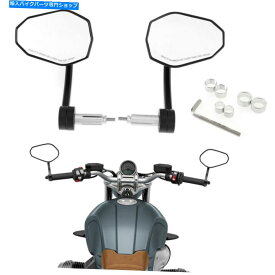 Mirror オートバイリアビューサイドミラー7/8 "ハンドルバーエンド川崎鈴木ホンダ Motorcycle Rearview Side Mirrors 7/8" Handle Bar End for Kawasaki Suzuki Honda