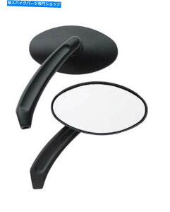 Mirror ブラックミニオーバルミラーハーリーダイナFXR FXRSソフトスポーツスターツーリング BLACK MINI OVAL MIRRORS HARLEY DYNA FXR FXRS SOFTAIL SPORTSTER TOURING