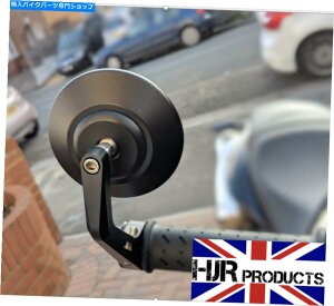 Mirror CNCo[Gh~[z_CB125 CB650R{HJRiCB125R CB650 R CNC Bar end mirrors Honda cb125 cb650r genuine HJR Products cb125r cb650 R