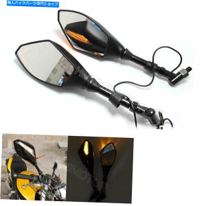 Mirror ͐̌ÓTIȗVq̃H[Q[Vaquero 1700̂߂̃^[M𓱂܂ Black Mirrors LED Turn Signals for Kawasaki Classic Nomad Voyager Vaquero 1700