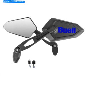 Mirror Logo Blue Buell 900 XB9SX Cityx Light 2005-2010ƃ~[Xg[g̃yA Pair Of Mirrors Street with Logo Blue Buell 900 XB9SX Cityx Light 2005-2010