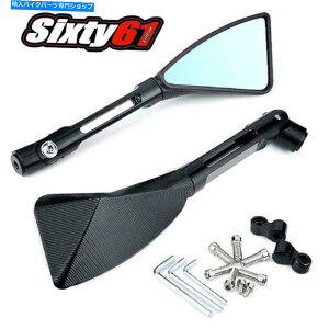 Mirror �O�p�`�̍����~���[�X�Y�LHAYABUSA 1999-2017 2018 2019 2019 2020 2020 CNC�����\ Triangle Black Mirrors Suzuki Hayabusa 1999-2017 2018 2019 2020 CNC Adjustable�y���s�A���i�z