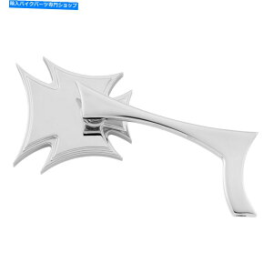 Mirror �o�C�J�[�̑I��18-374�}���^�N���X�N���[���~���[�Z�b�gW 90°Stem Biker's Choice 18-374 Maltese Cross Chrome Mirror Set w 90° Stem�y���s�A���i�z