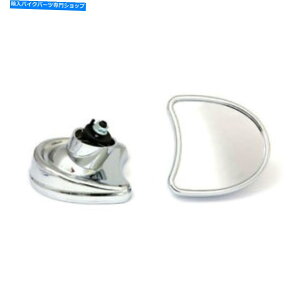 Mirror tFAOVÔ߂1yA~[ANAn[[ - _rbh\c[O96-13 1 Pair Mirror For Fairing Single, Chrome, For Harley-Davidson Touring 96-13