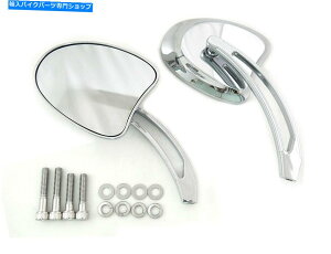 Mirror �����X���b�g�̌s�����~�j�e�[�p�[�~���[�Z�b�g Mini Tapered Mirror Set with Long Slotted Stem