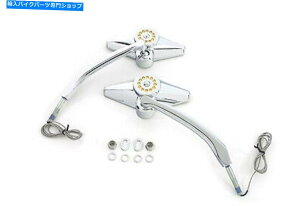 Mirror �r���b�g�̌s��������_�C�������h�`��~���[�Z�b�g Diamond Shape Mirror Set with Billet Stems�y���s�A���i�z
