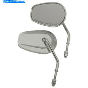 Mirror Drag Specialties�����p�~���[ - �V���[�g�X�e�� - �N����| M60-6385C Drag Specialties Replacement Mirrors - Short Stem - Chrome | M60-6385C