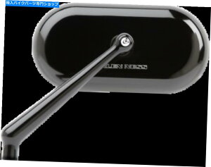 Mirror Arlen Ness 13-170bꂽȉ~`͍̋ł Arlen Ness 13-170 Forged Oval Mirrors Black Left Hand
