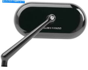 Mirror Arlen Ness 13-172bȉ~`̒Zrbg̋ - E -  Arlen Ness 13-172 Forged Oval Short Stem Billet Mirror - Right - Black