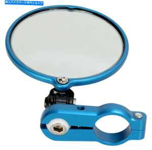 Mirror CRG Hindsight LSo[Gh~[u[iHSLS-303-Lj CRG Hindsight LS Bar End Mirror Blue Left Side (HSLS-303-L)