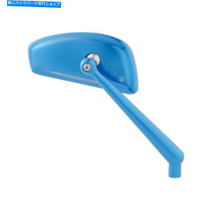 Mirror Arlen Ness 510-017 Tearchopbrbg~[u[ECNCn[[ Arlen Ness 510-017 Tearchop Forged Billet Mirror Blue Right CNC Harley