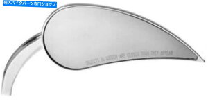 Mirror }CN_CLXg[hIIIeBAhbvE~[ - NA[lX13-091 Micro Die-Cast Rad III Teardrop Right Mirror- Chrome Arlen Ness 13-091