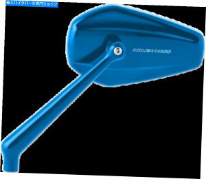 Mirror Arlen Ness 13-150~jXgbJ[~[u[ Arlen Ness 13-150 Mini Stocker Mirrors Blue Left