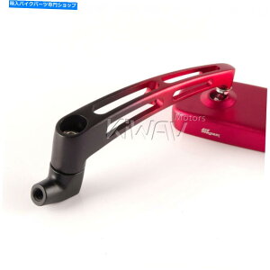 Mirror �~���[�A���~�j�E���N���V�b�NMX���b�h�u���b�N8mm�t�B�b�gVespa Lambretta Piaggo�X�N�[�^�[�� mirrors aluminum classic MX red black 8mm fits Vespa Lambretta Piaggo scooter ��