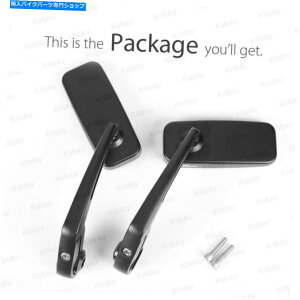 Mirror o[Gh~[z_AtĴ߂̌ÓTIȍX-ADVlWtOEMnho[ Bar end mirrors Classic black for Honda Africa Twin X-ADV threaded OEM handlebar