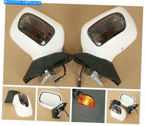 Mirror z_S[hEBOGL1800 F6B 13-17pAr[~[^[MAo[CgtBbg Rear View Mirror Turn Signal Amber Light Fit For Honda Goldwing GL1800 F6B 13-17