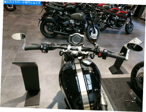 Mirror {̏XNu1200 XCo[Gh~[Vo[iyAj GENUINE Triumph Scrambler 1200 XC Bar End Mirror Silver (Pair) NEW
