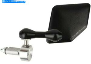 Mirror ��̍��n���[�o�[�G���h�~���[DHBML-SL Driven Silver Left Halo Bar End Mirror DHBML-SL�y���s�A���i�z