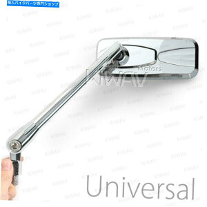 Mirror �N���[���~���[�A���~�j�E��10mm�W���t�B�b�g�z���_�i�C�g�z�[�N�S�[���h�E�B���O�V���h�E chrome mirrors aluminum 10mm standard fits HONDA NIGHTHAWK Gold Wing Shadow�y���s�A���i�z