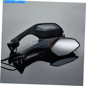 Mirror }nYZF R1 2015 2015N2015N2015N2016N2015N2015N2015N2015N܂肽R1M R6 2020 LED Mirror Set Black for Yamaha YZF R1 2015 2016 -2018 2019 Foldable R1M R6 2020