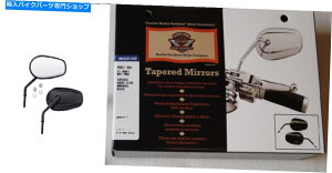 Mirror �n�[���[�V�I���W�i��OEM�u���b�N�e�[�p�[�~���[�c�[�����O�\�t�g�\�t�g�_�C�iXL Fatboy Harley NEW ORIGINAL OEM black tapered mirrors touring softail dyna xl fatboy