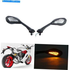 Mirror 左右のバックミラーLEDターンシグナルのためのターン信号17-19 Left & Right Rearview Mirror LED Turn Signal For Ducati 939 Supersport S 17-19