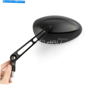 Mirror MAGAZI OVAL MXubNATCh~[M10tBbgXYLGT380 V-STROM DL650 1000 Magazi Oval MX black rear side mirrors M10 fits Suzuki GT380 V-Strom DL650 1000