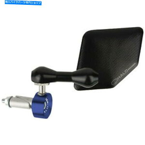 Mirror 쓮[VOn[~[u[DHBML-BL. Driven Racing Halo Mirror Blue Left DHBML-BL